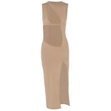 Lade das Bild in den Galerie-Viewer, CUT OUT SPLIT MIDI DRESS
