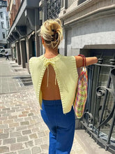 Load image into Gallery viewer, BACKLESS LACE UP PULLOVER
