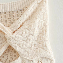 Indlæs billede til gallerivisning WHITE KNITTED BANDEAU DRESS
