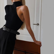 Indlæs billede til gallerivisning ONE SHOULDER RIBBED BODYSUIT
