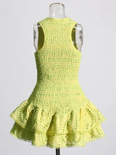 Afbeelding in Gallery-weergave laden, EMBROIDERED SOLID MINI DRESS
