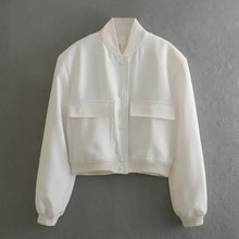 Lade das Bild in den Galerie-Viewer, CROPPED BOMBER OVERSIZE JACKET
