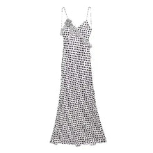 Load image into Gallery viewer, DOT PRINT RUFFLES MAXI DRESS
