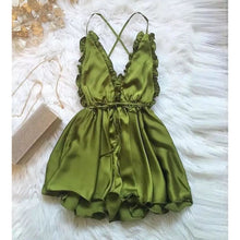 Load image into Gallery viewer, SATIN LACED PLAYSUIT
